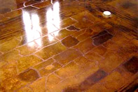Brown Concrete Floor
